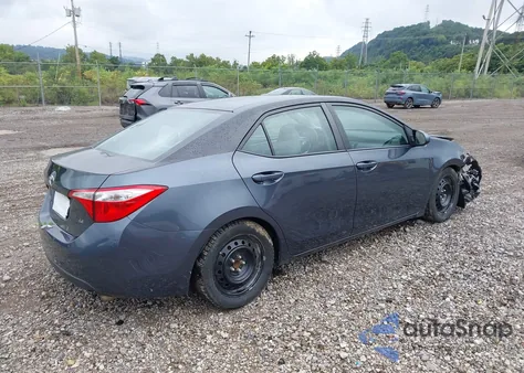 2016 Toyota Corolla Le из США, поврежденный, VIN 5YFBURHE4GP554692
